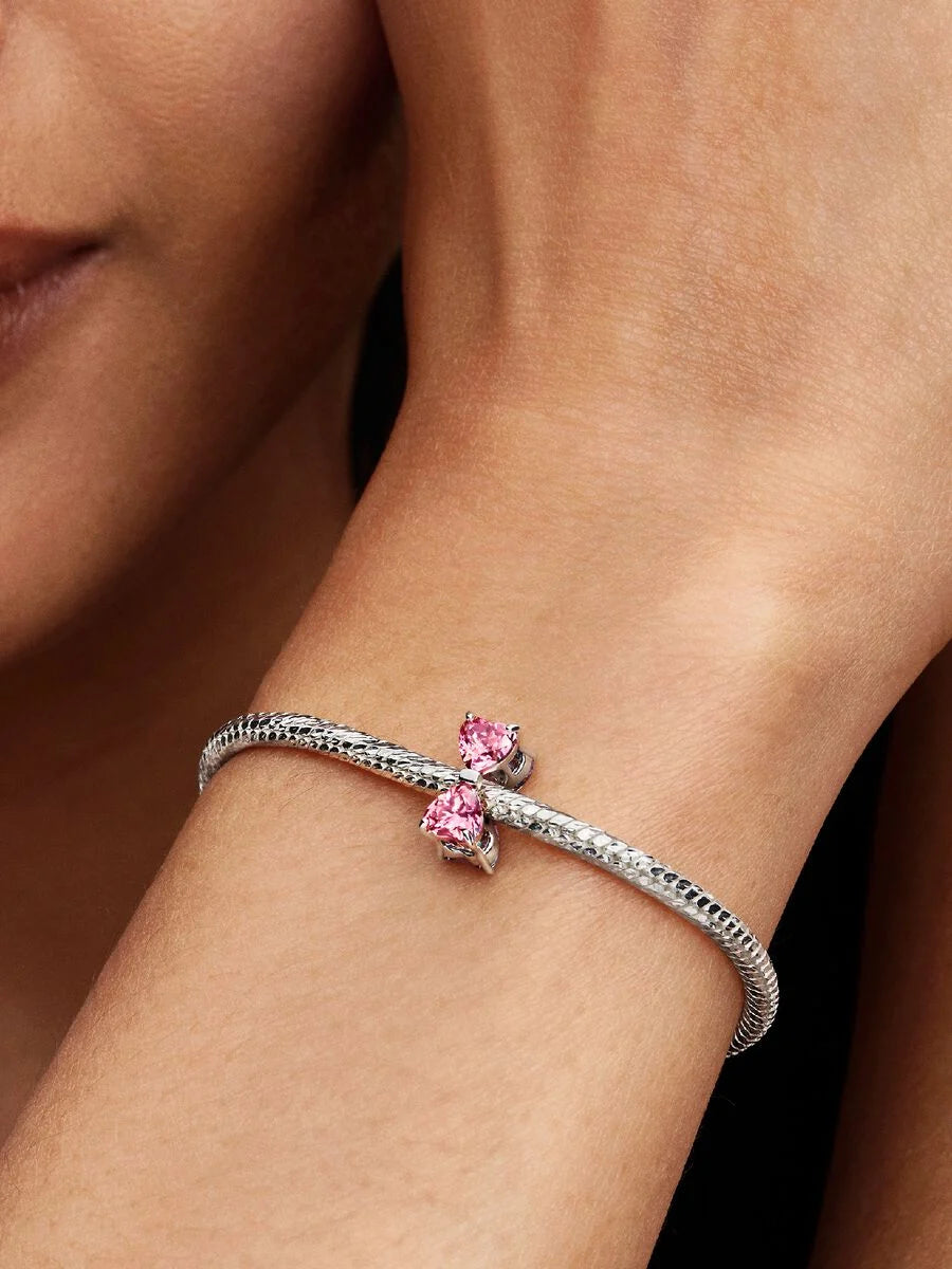 Pandora Roze Strik Bedel 794253C01 – Sterling Zilver