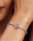 Pandora Roze Strik Bedel 794253C01 – Sterling Zilver
