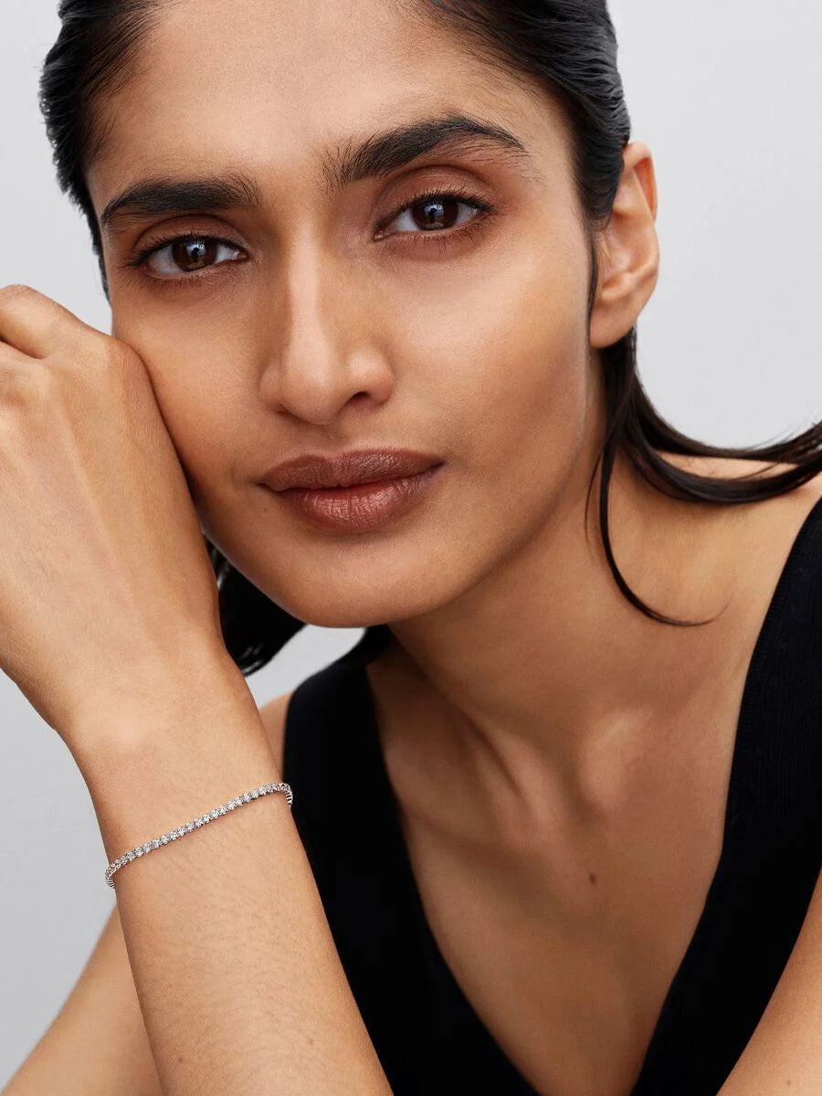 Pandora Tennisarmband 593927C01 – Zilver met Zirkonia