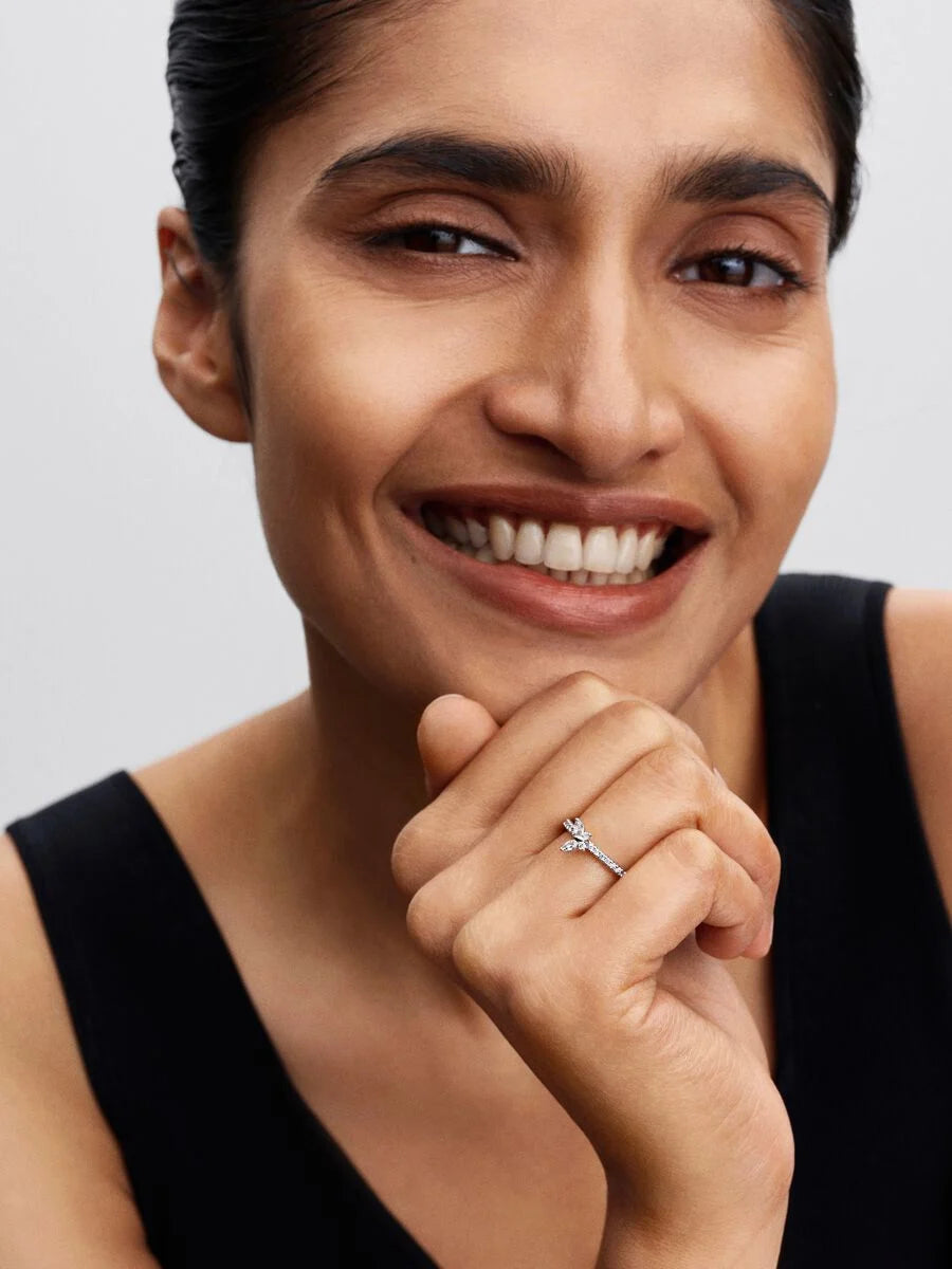 Pandora Vlinder Ring 194269C03 – Sterling Zilver met Heldere Zirkonia