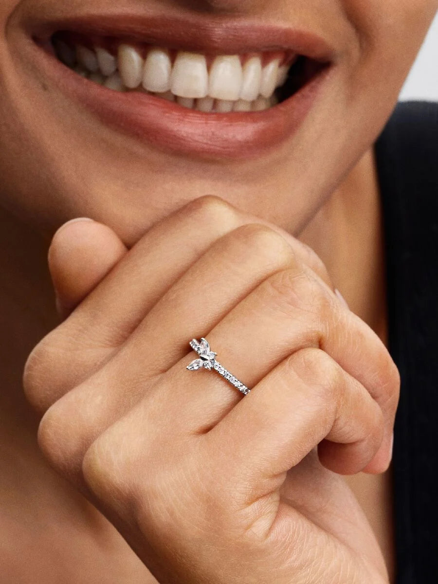 Pandora Vlinder Ring 194269C03 – Sterling Zilver met Heldere Zirkonia