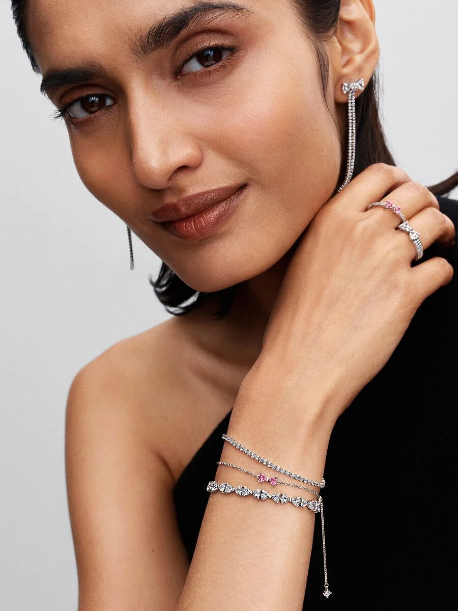 Pandora Tennisarmband 593927C01 – Zilver met Zirkonia