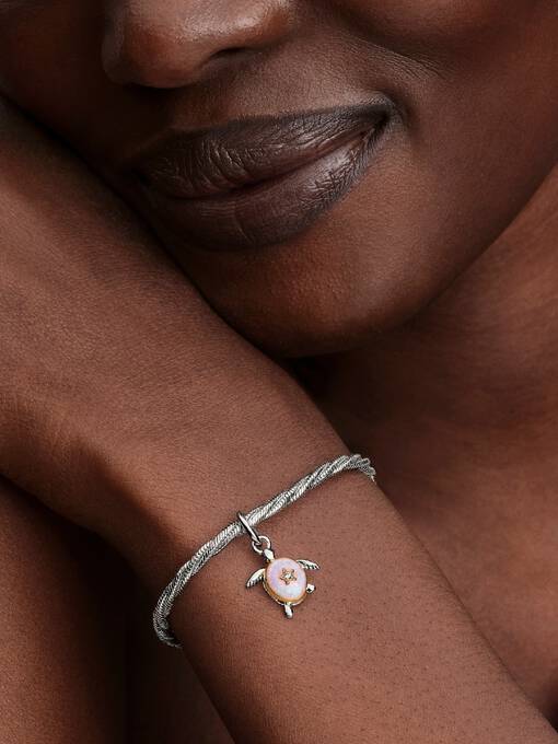 Pandora Sieraad bicolor zilver en goudverguld bedel - 764432C01