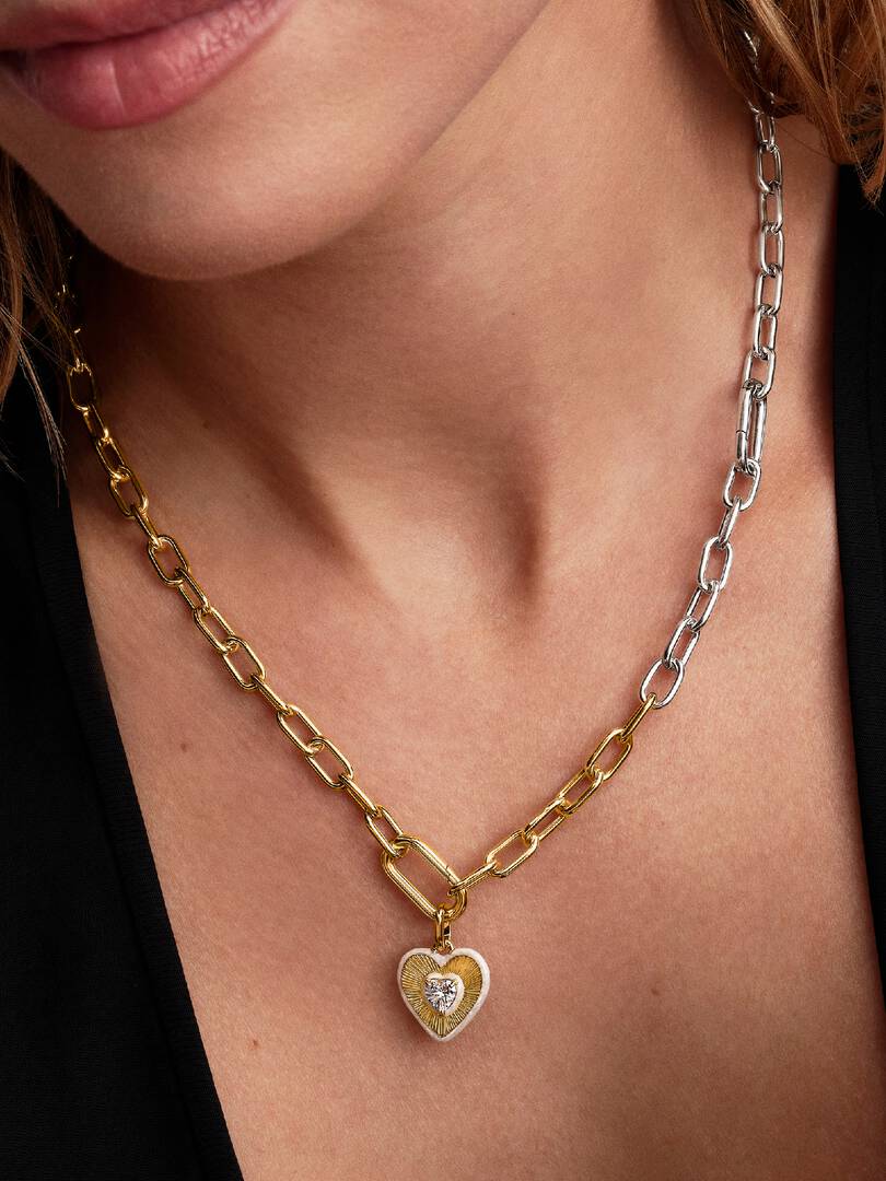Pandora Tweekleurige Schakelketting 364354C00 - PansiteNederland.nl