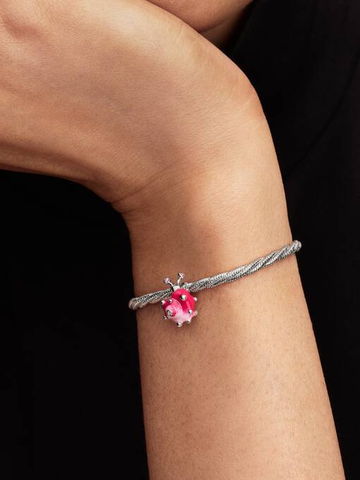 Pandora Roze Slak Bedel zilver - 794553C01