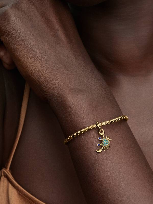 Pandora Krab Hangende Bedel goudverguld 764684C01
