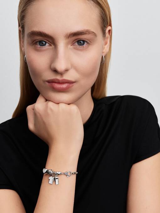 Pandora Graveerbaar Voetbalshirt Hangende Bedel zilver 794708C01