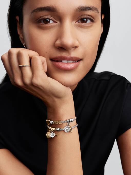 Pandora Goal Tekst Bedel goudverguld 764709C01
