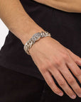 Buddha to Buddha armband 208 Nathalie Small Texture Silver, exclusief en kwalitatief hoogwaardig. Ontdek nu!
