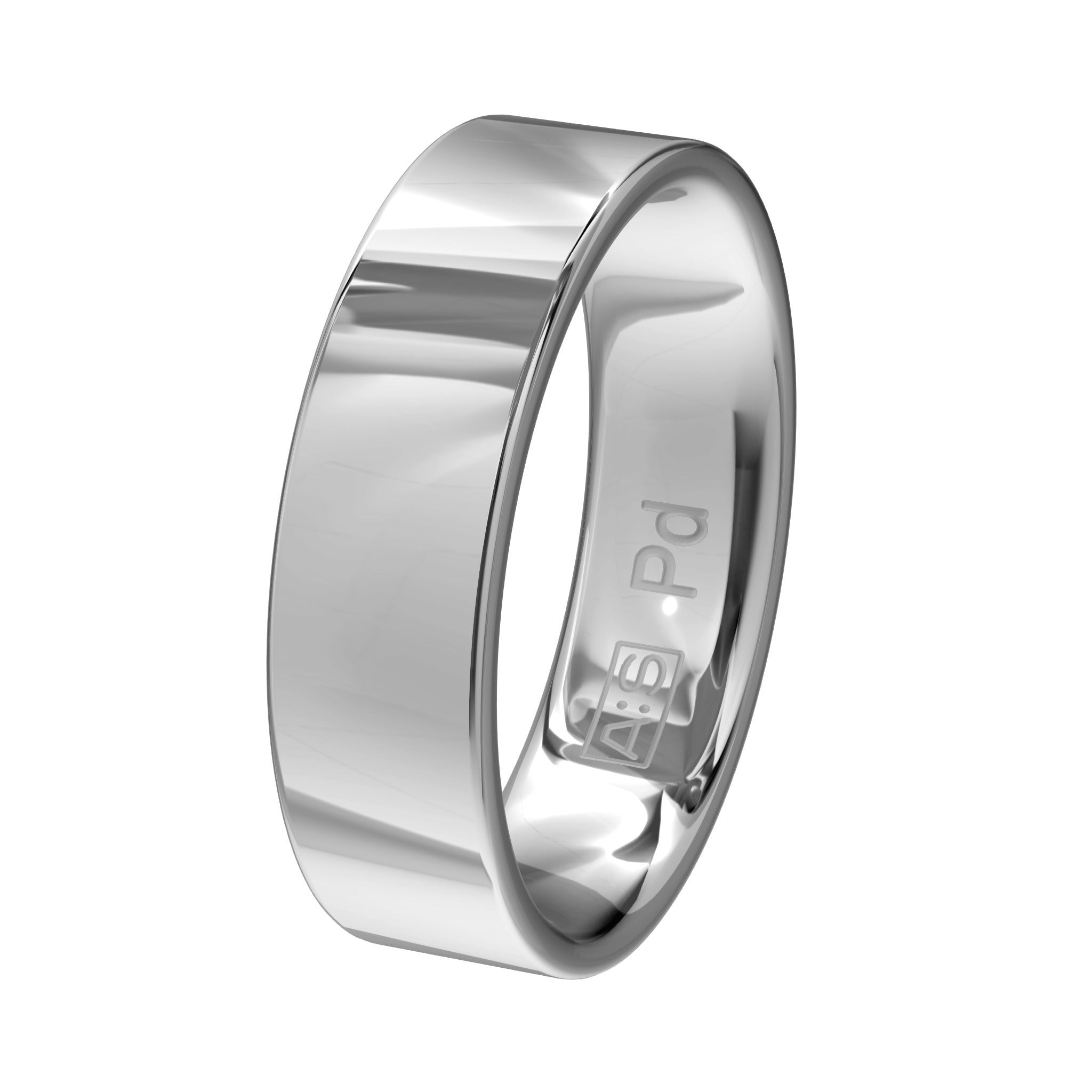 Aller Spanninga Trouwring 101 Palladium 585