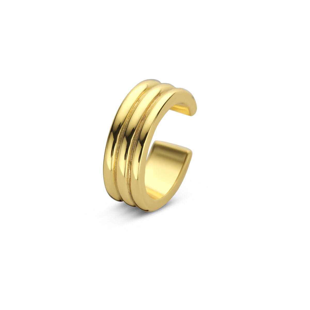 Fantasy Collection Ear cuff 12 mm 1 micron zilver verguld oorbellen