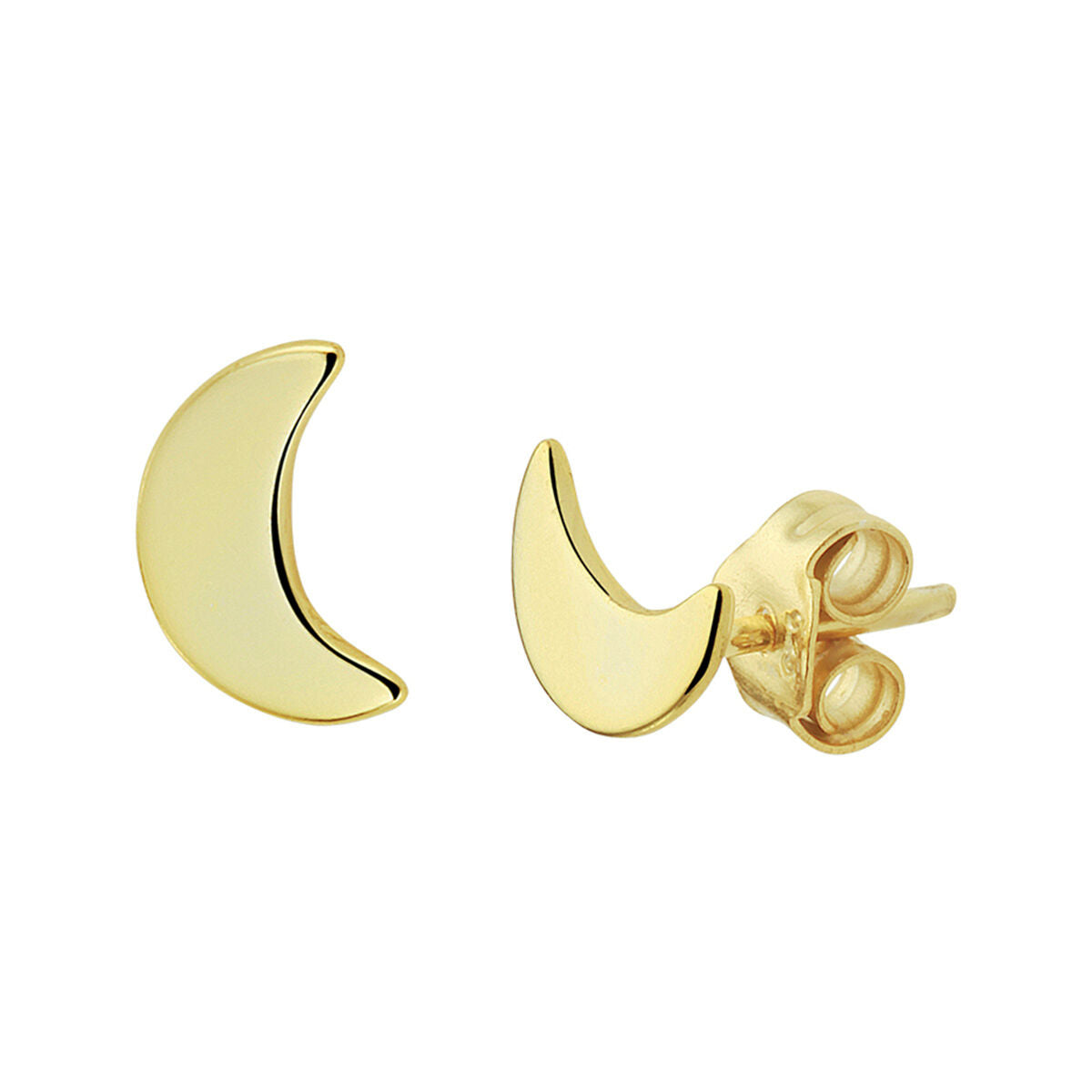 Fantasy Collection Oorbellen maan zilver verguld