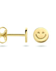 Zilver Verguld (Geel) Oorknoppen Smiley 1 Micron 2102048 - PansiteNederland.nl