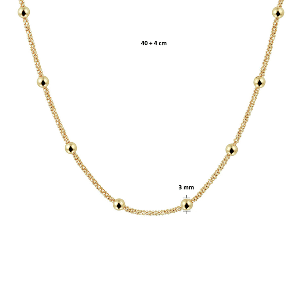 Collier Verguld Zilver