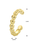 Zilver Verguld (Geel) Earcuff Bolletjes 1 Micron 2103214 - PansiteNederland.nl