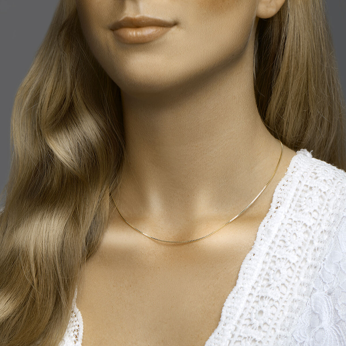 Fantasy Collection Collier venetiaans 1,1 mm 3 micron zilver verguld