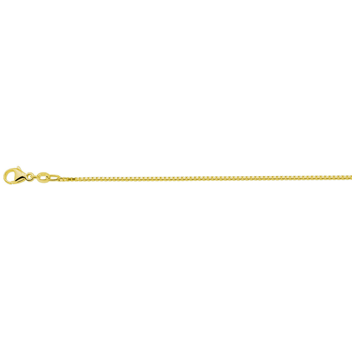 Fantasy Collection Collier venetiaans 1,1 mm 3 micron zilver verguld