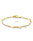 Zilver Verguld (Geel) Armband Parels 18 + 2 Cm 3 Micron 2103599 - PansiteNederland.nl