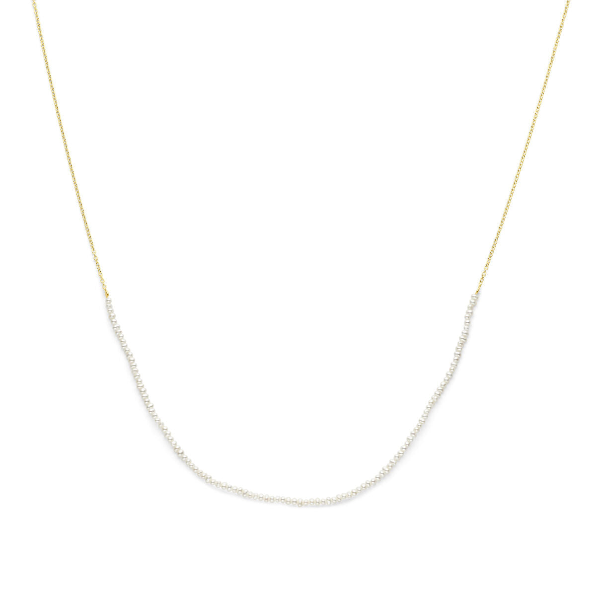 Fantasy Collection Collier parels 41 - 45 cm 3 micron zilver verguld