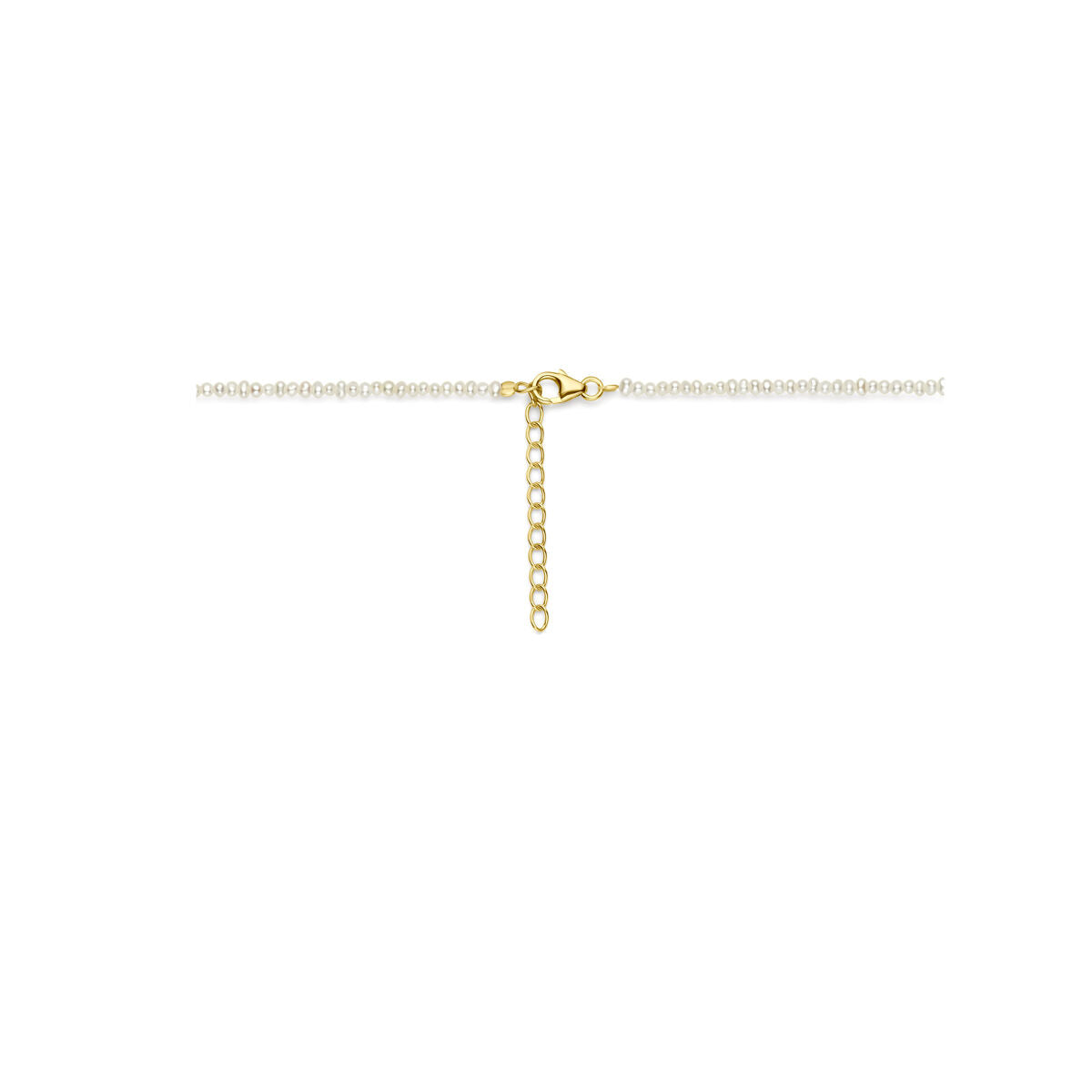 Fantasy Collection Collier parels 41 - 45 cm 3 micron zilver verguld