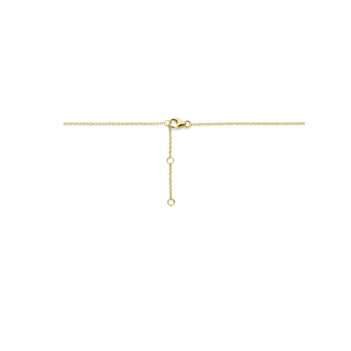 Fantasy Collection Collier love 41 - 43 - 45 cm 3 micron zilver verguld