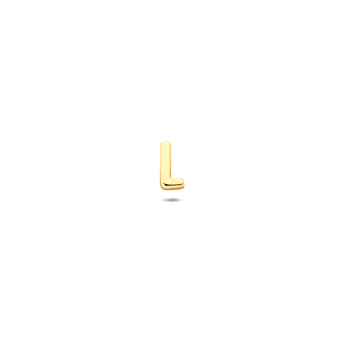 Fantasy Collection Flat back piercing letter zilver verguld 6 mm 1 micron - afbeelding 34