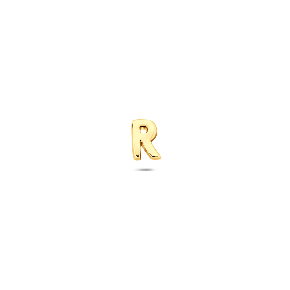 Fantasy Collection Flat back piercing letter zilver verguld 6 mm 1 micron - afbeelding 52