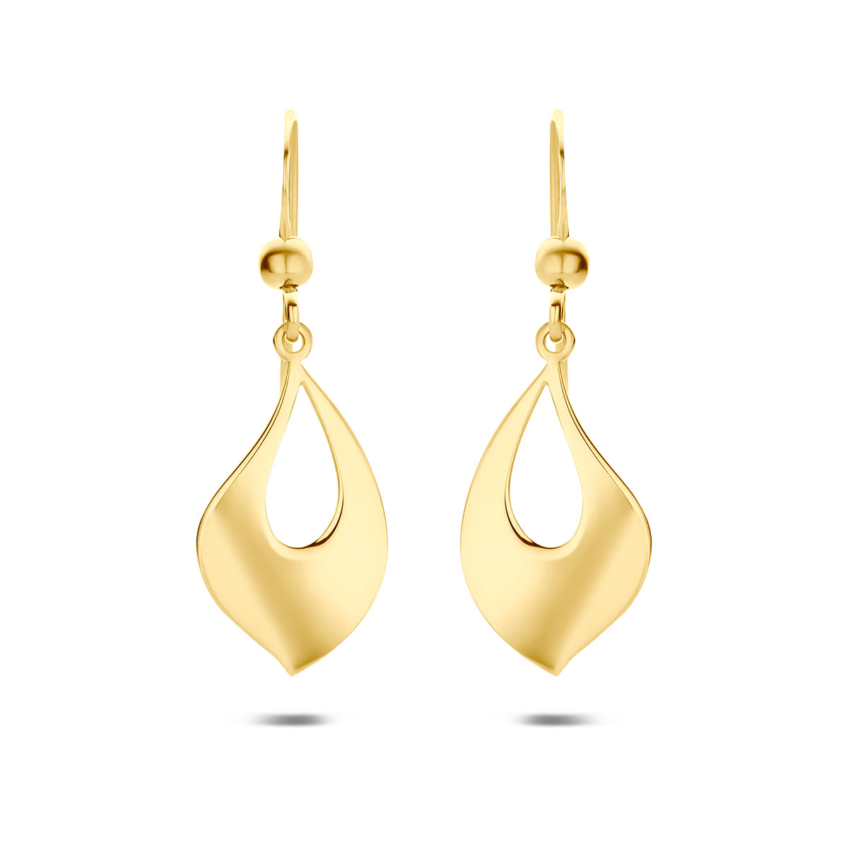 Fantasy Collection Oorhangers franse haak zilver verguld 20 mm 1 micron - afbeelding 3