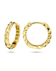14K geelgoud klapoorringen gedraaid 16 mm - 4033646 - PansiteNederland.nl