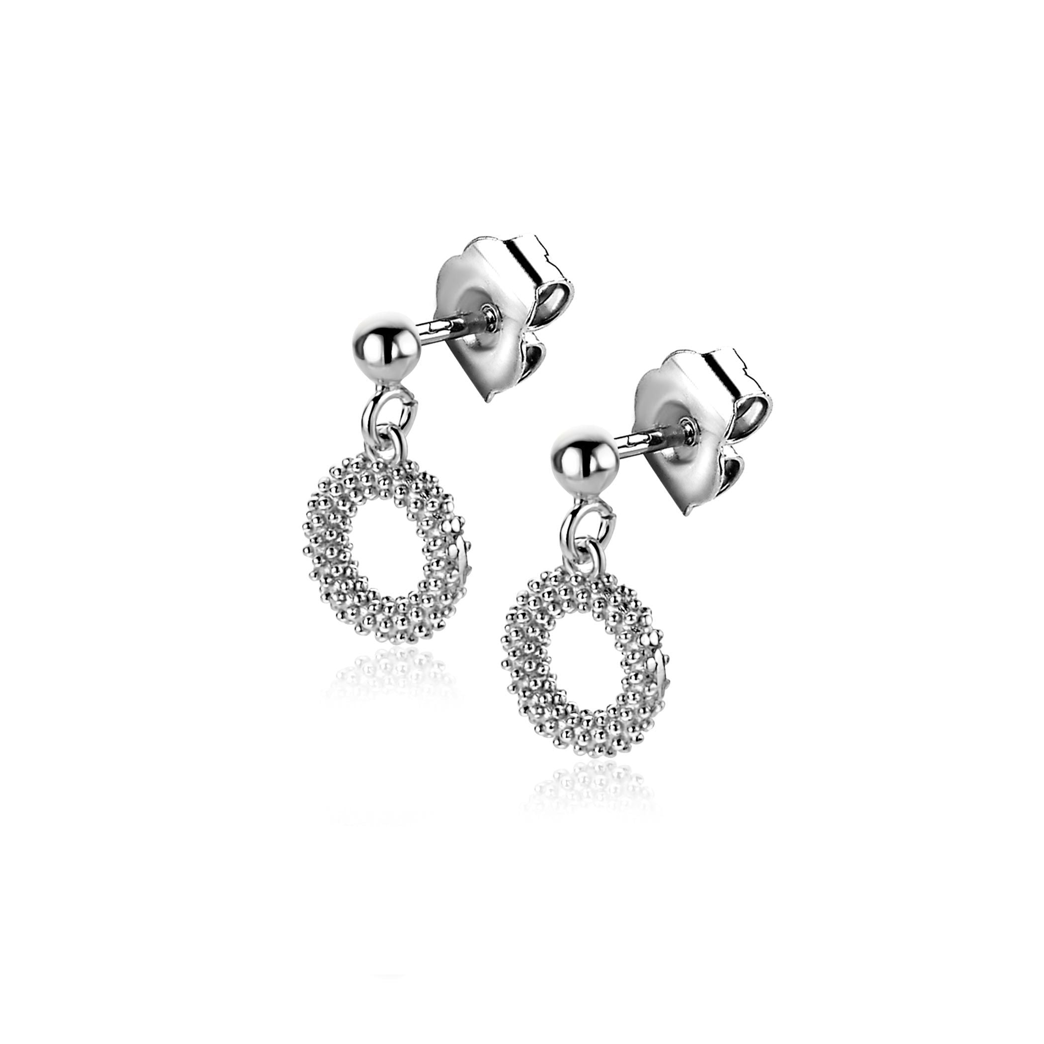 ZINZI Zilveren Oorknoppen 14mm oorbellen - ZIO2704