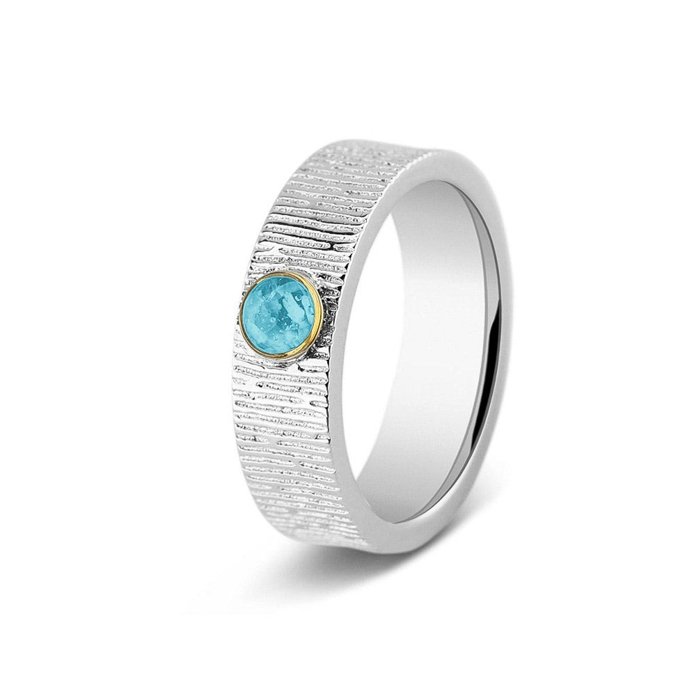 See You Ring met as en verticale rimpels in goud, 6 mm – 221 – afbeelding 62