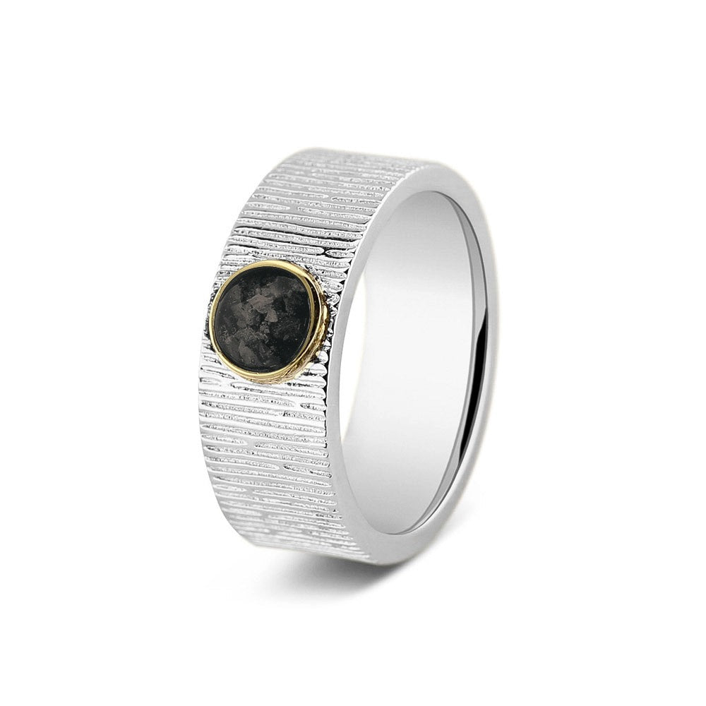 See You Ring met verticale rimpels 8 mm in goud – 222 – afbeelding 52