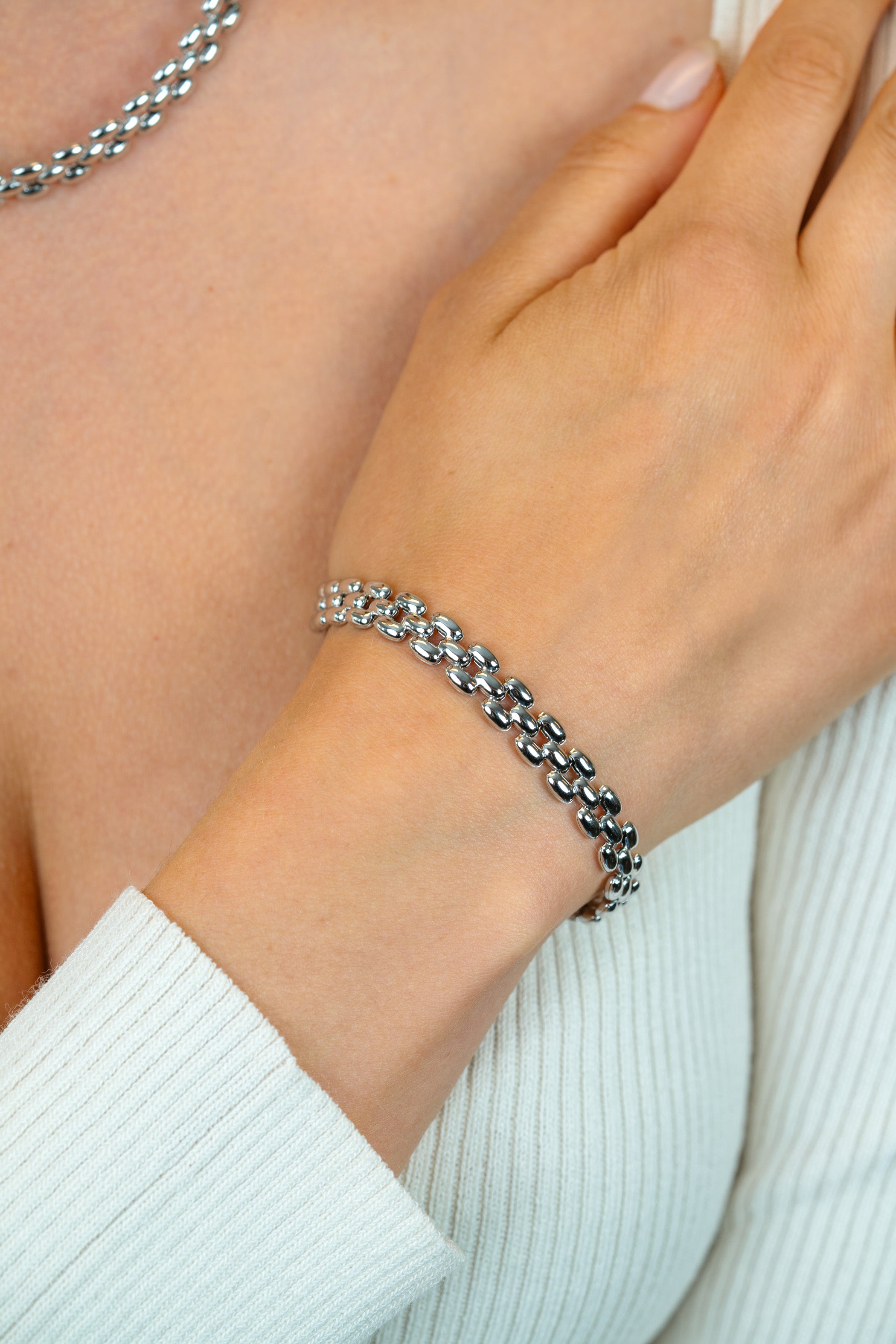 ZINZI Zilveren Armband 18,5 cm - ZIA2764