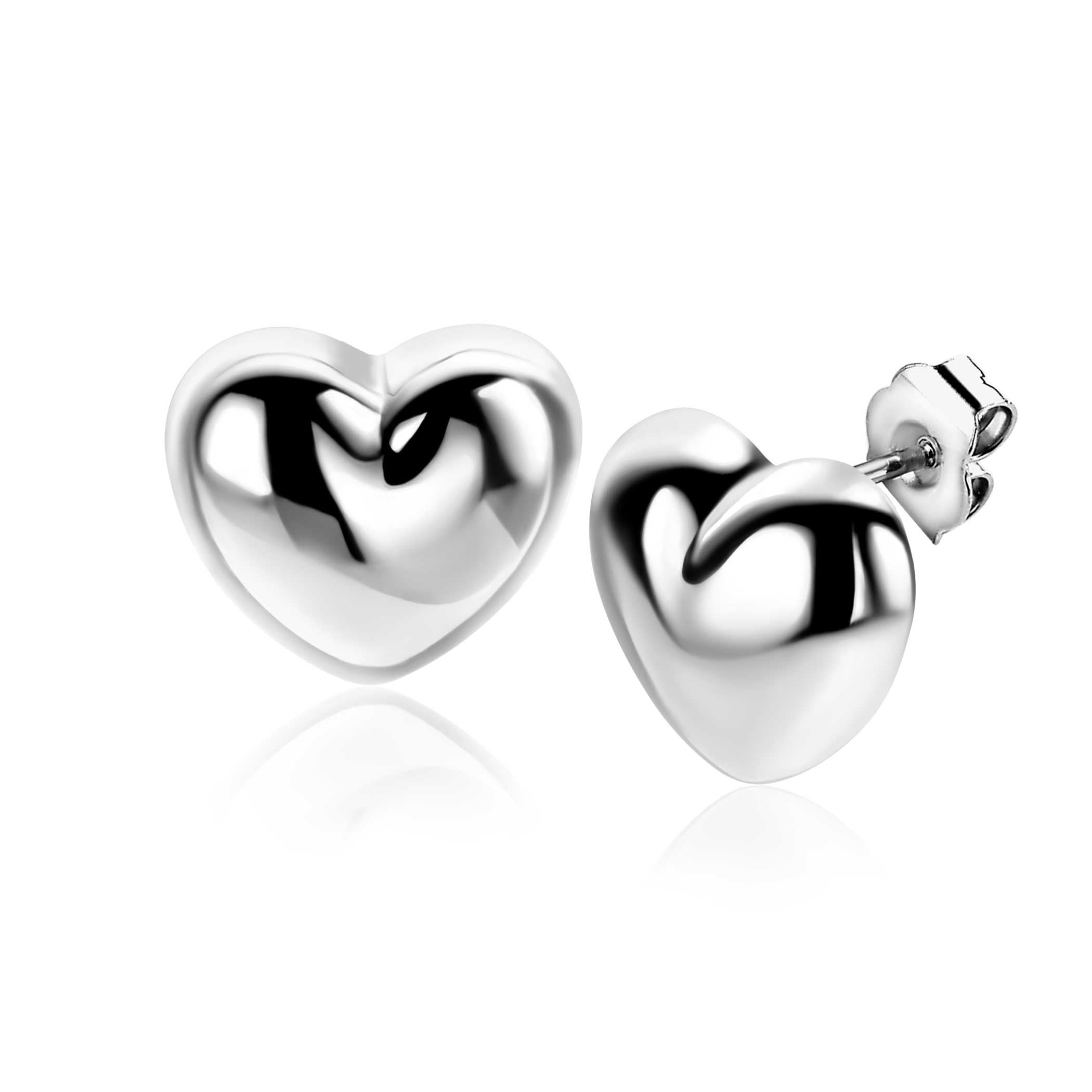 ZINZI Zilveren Oorknoppen 13mm oorbellen - ZIO2672