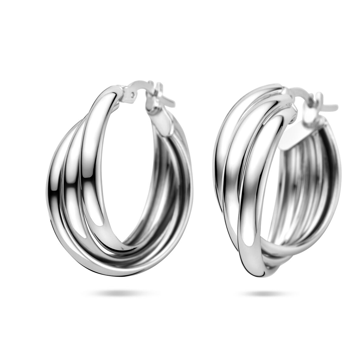 Fantasy Collection Oorbellen 26,5 mm zilver
