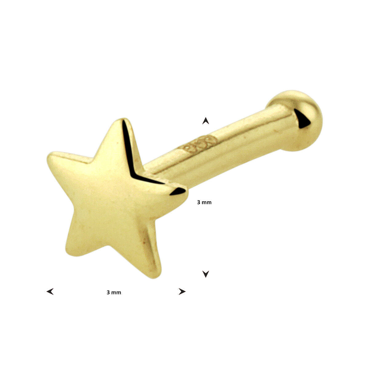 Fantasy Collection 14K Geelgouden Piercing 4023133