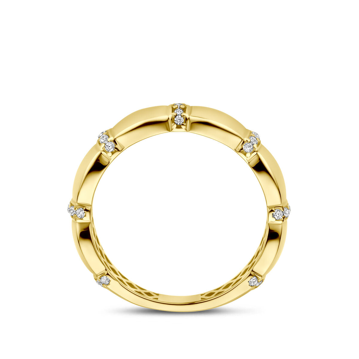 Fantasy Collection Ring zirkonia 14K geelgoud