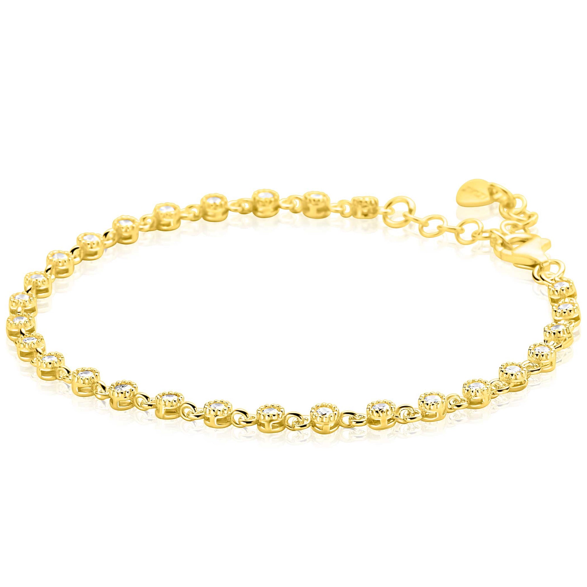 ZINZI Verguld Zilveren Armband ZIA2893Y - ZIA2893Y