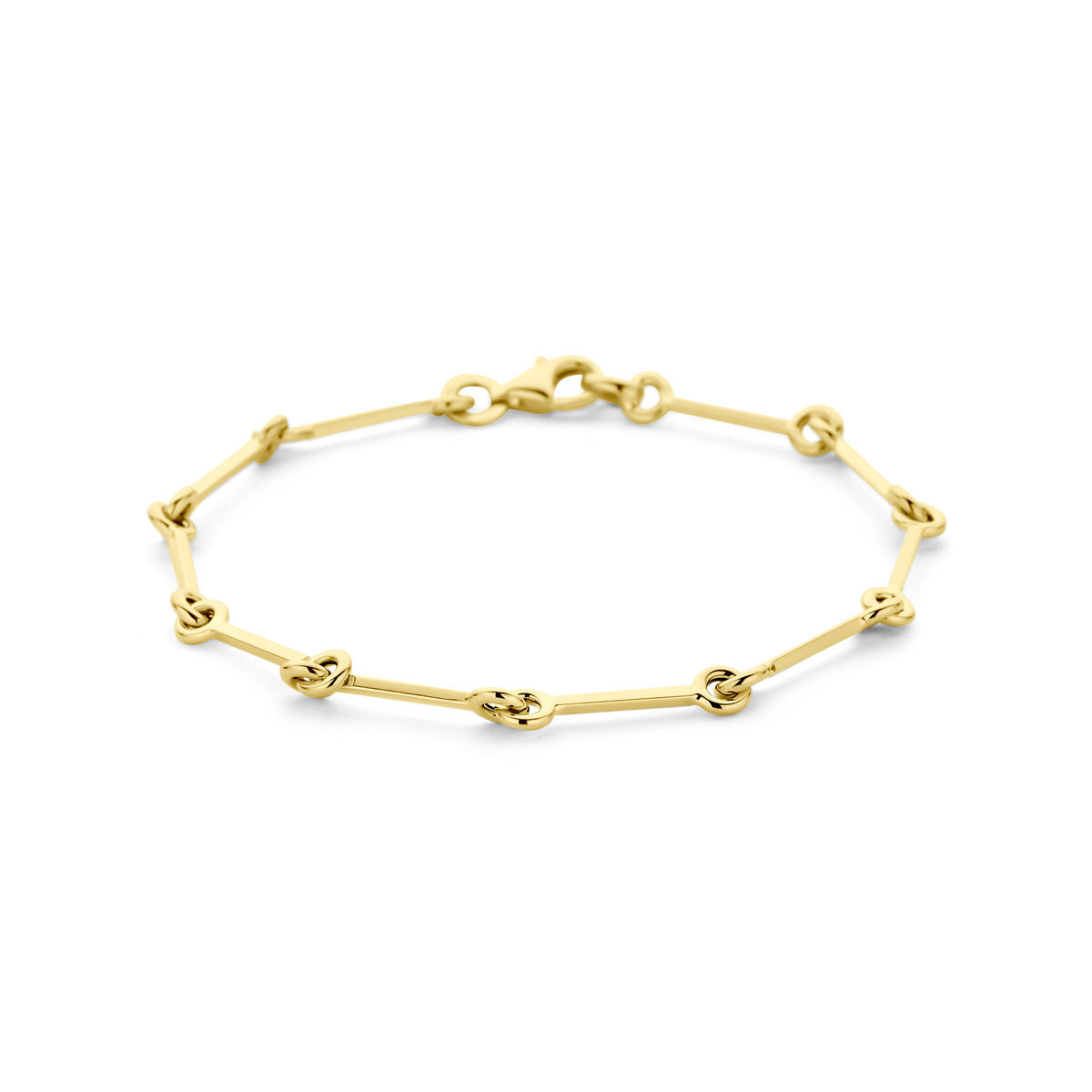 Armband 4,3 mm 18 cm 14K geelgoud