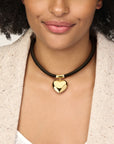 zilver verguld (met rubber/nylon/etc.) collier hart 38 + 6 cm 3 micron 2600126 - PansiteNederland.nl