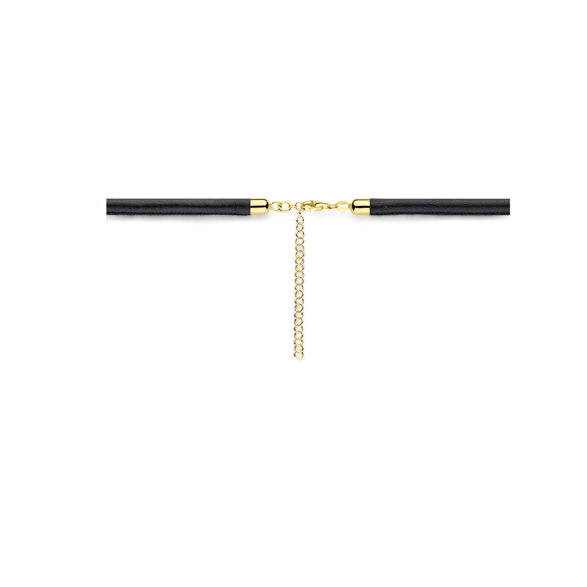 Fantasy Collection Collier hart 38 + 6 cm 3 micron zilver verguld