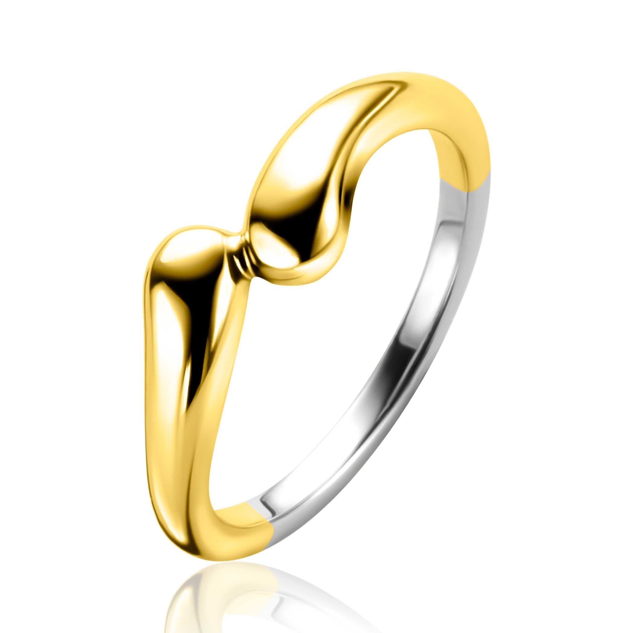 ZINZI Verguld Zilveren Ring - ZIR2682G