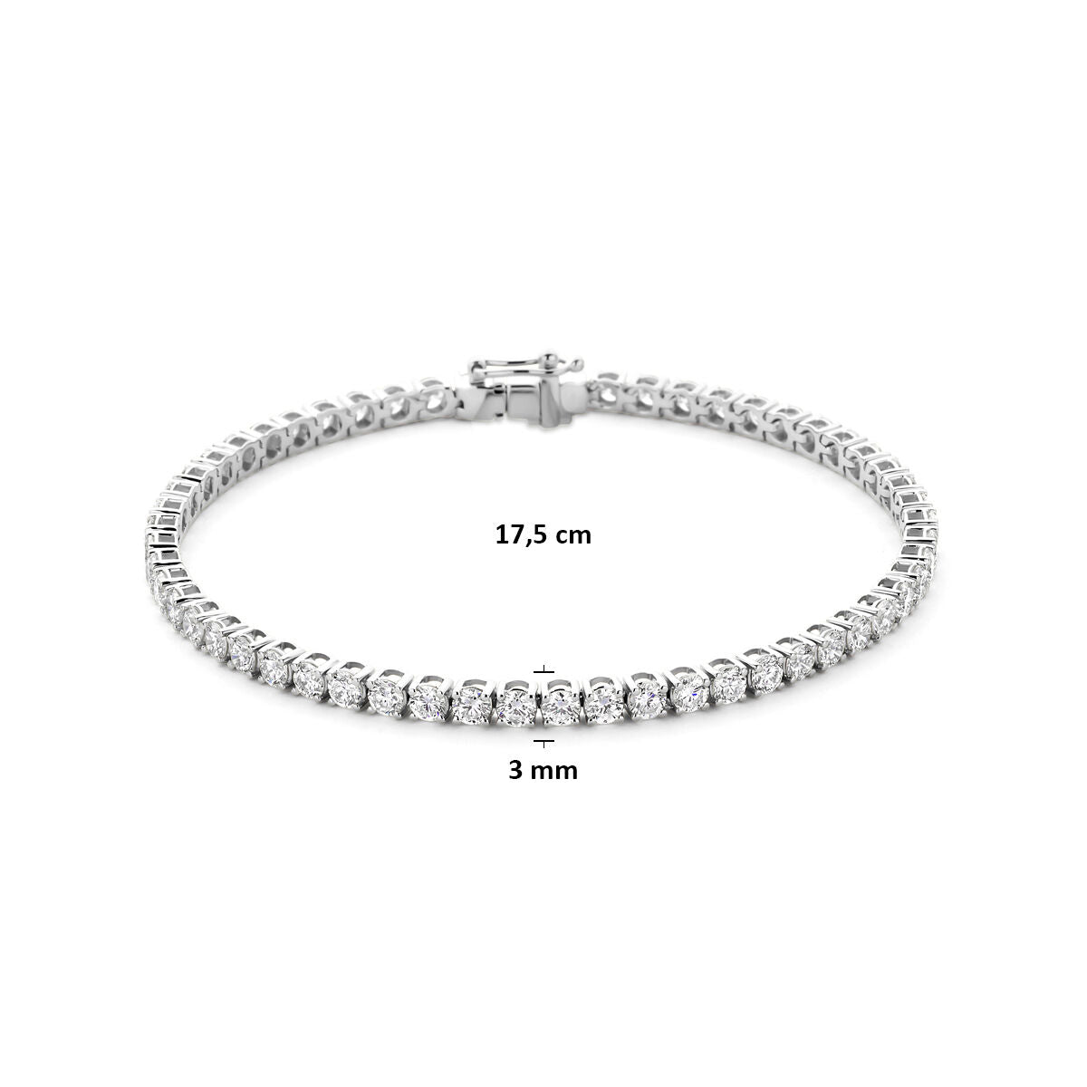 Fantasy Collection 14K Witgouden Diamanten Armband 4106483