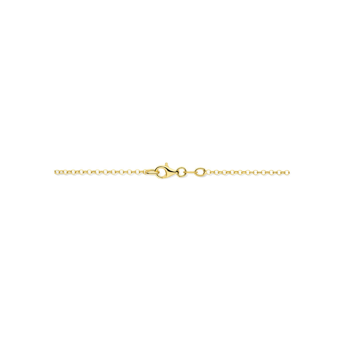 Fantasy Collection Y-collier hartjes 45 cm 3 micron zilver verguld (geel)
