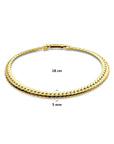 Geelgouden Gourmette Armband 4034567 – 14 Karaat Goud 5 mm 18 cm
