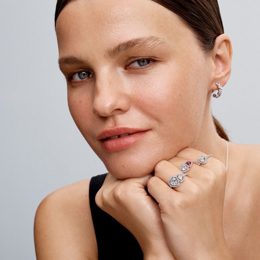 Pandora Schitterende Harten Open Oorringen 293657C01 - PansiteNederland.nl