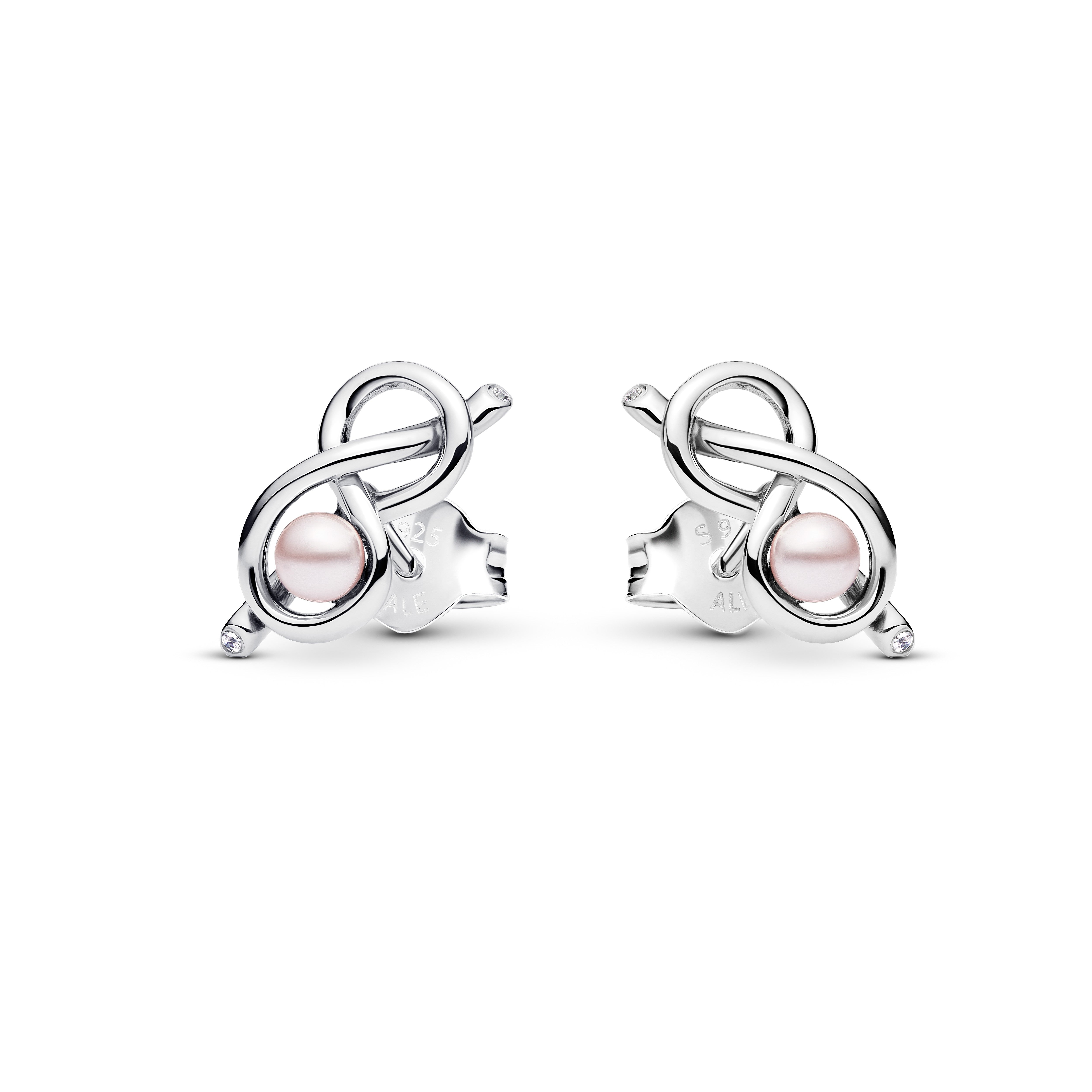 Pandora Infinity Knot-oorstekers 293761C01 - PansiteNederland.nl