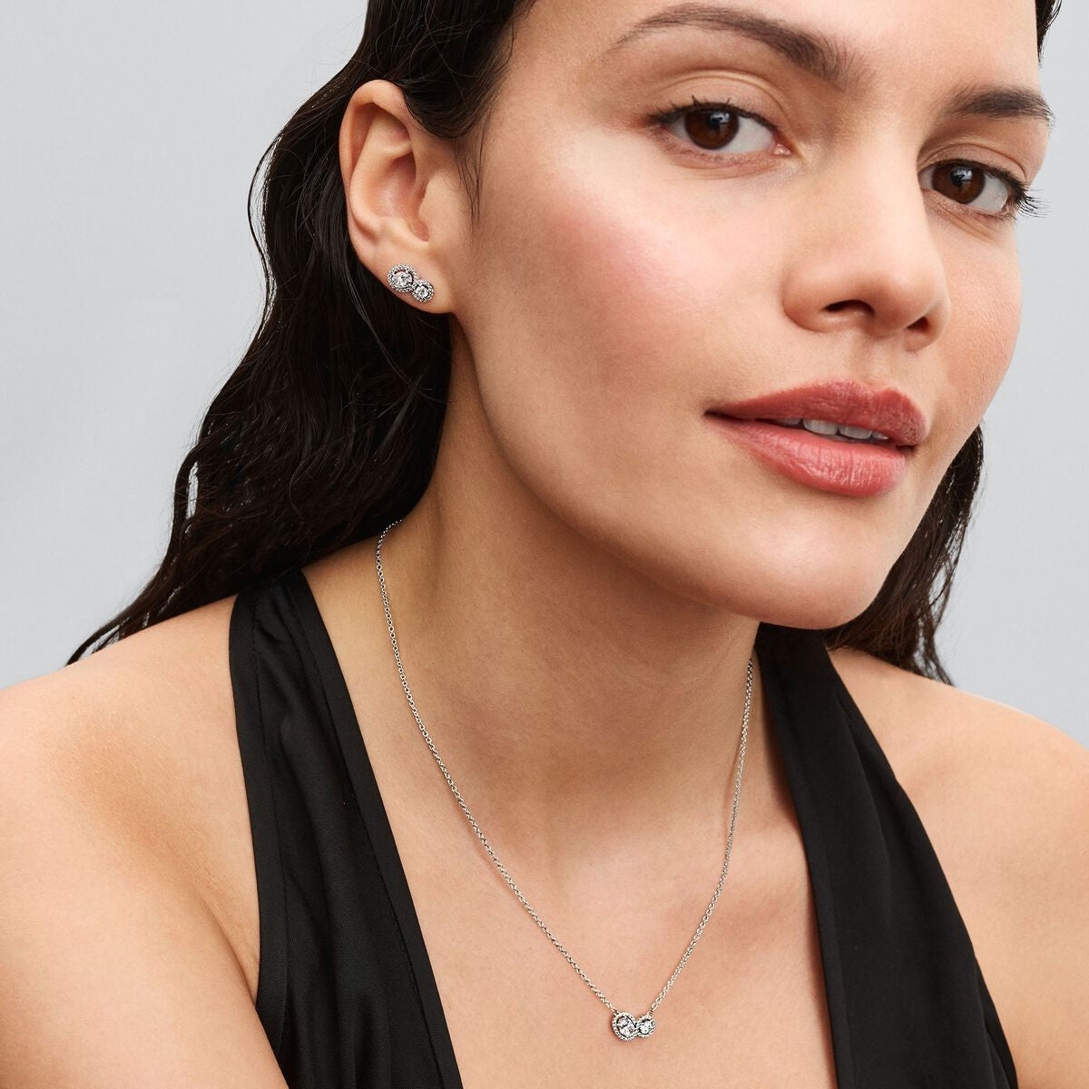 Pandora Omarmende Halo Oorknoppen met Zirkonia - 293774C01 - PansiteNederland.nl