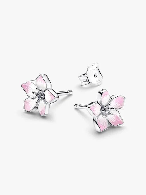 Pandora Kersenbloesem Oorbellen zilver - 294370C01