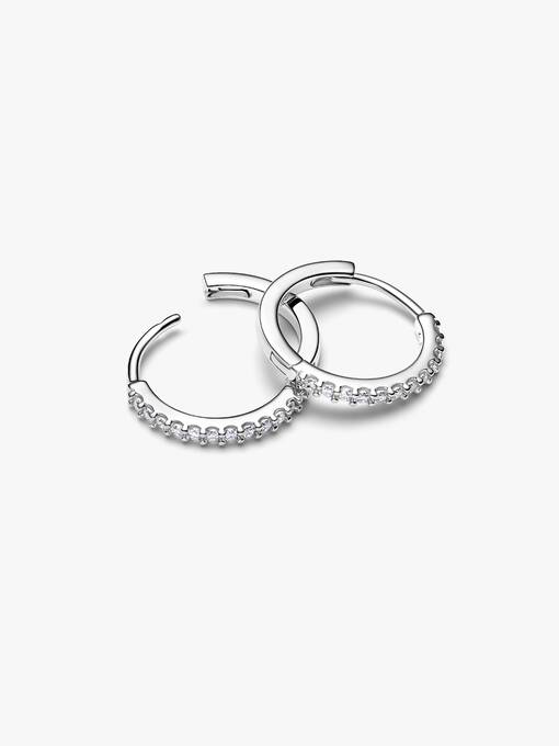 Pandora Sprankelende Mini Oorringen zilver 294649C01